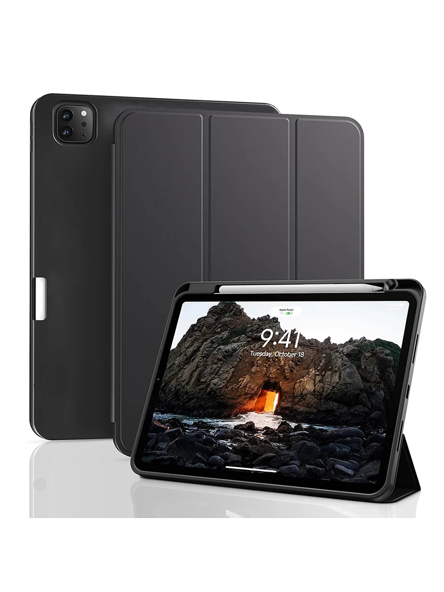 Für Apple iPad Air Pro 10.9 11 12.9 13 M2 M3 M4 2022 2025 2026 10. 11. Generation, Magnetische Flip Smart Hülle, Auto Aufwach-/Schlaffunktion – Detail 1