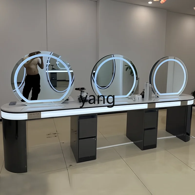 LMMM perm and dyeing table mirror cabinet integrated hair salon special hair salon mirror