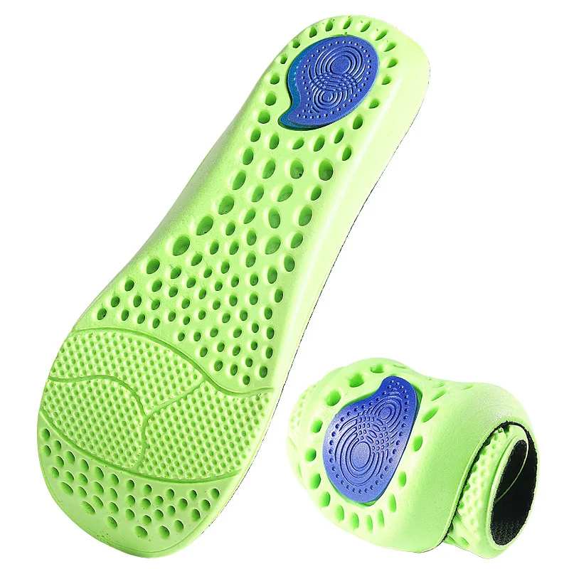 Sports Insoles Sweat-absorbing Odor-proof Breathable Super Soft Thickened Shock-absorbing Latex Air Cushion