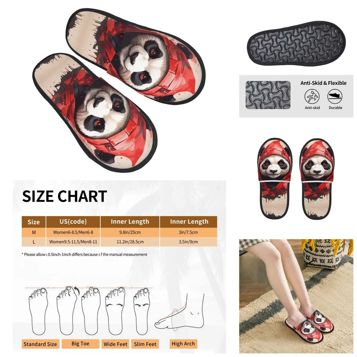 Cool Animals, Lions, Tigers, panda Men Women Furry slippers,Leisure pantoufle homme Home slippers