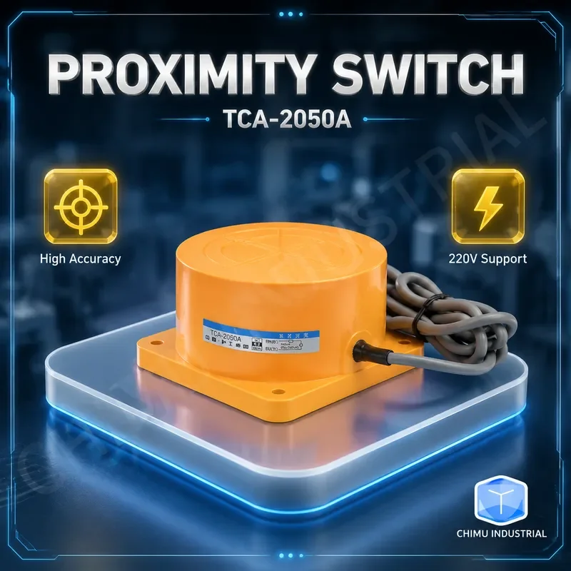 【CHIMU INDUSTRIAL】 for TCA-2050A Disc Proximity Sensor 50mm Detection Range AC 220V 2-Wire NO