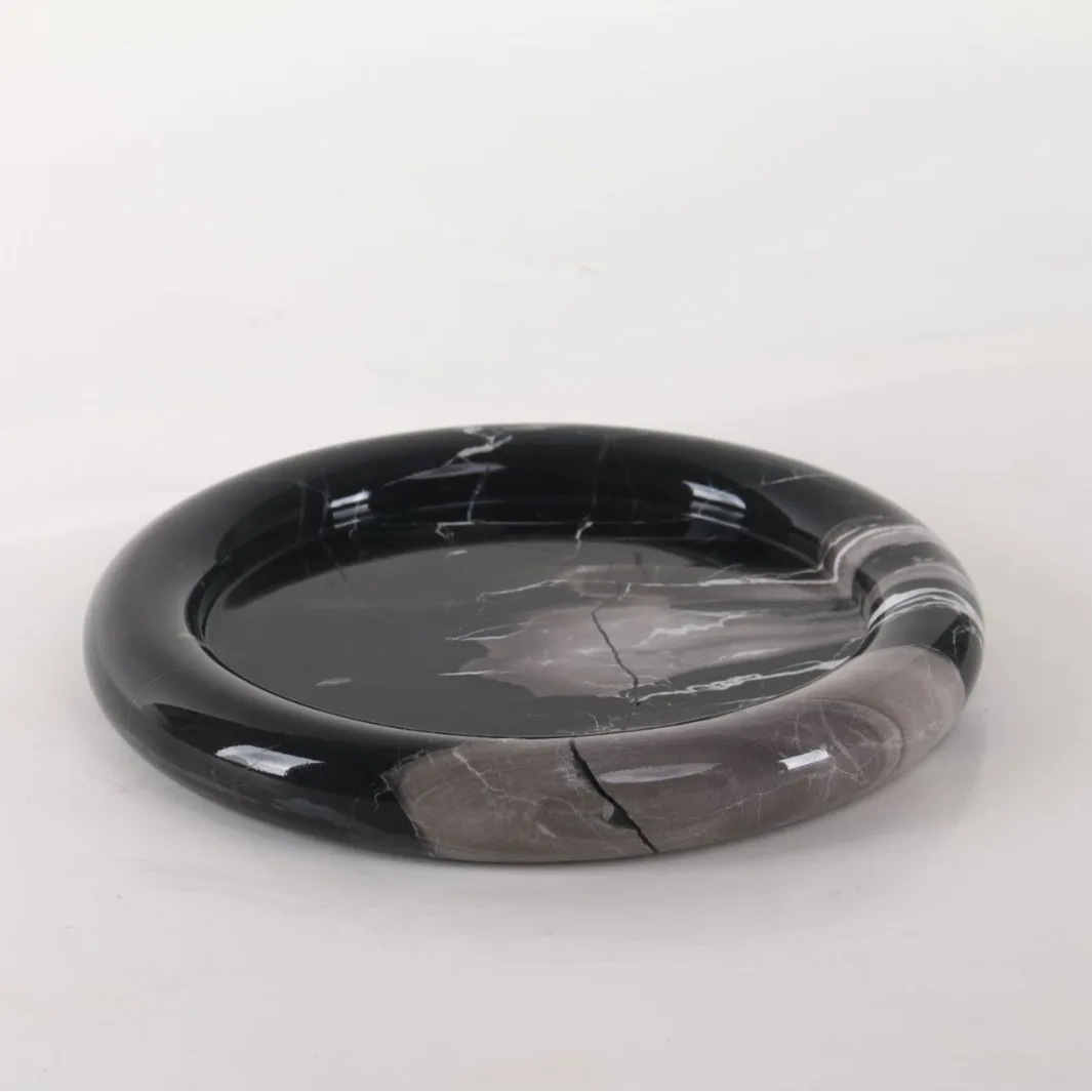 

Modern simple marble fruit plate
