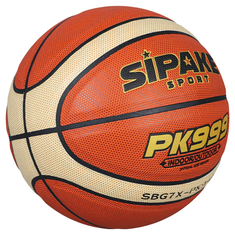 SIPAKE バスケットボール サイズ 7 公式認定競技バスケットボール スタンダードボール メンズ レディース トレーニングボール チームスポーツ