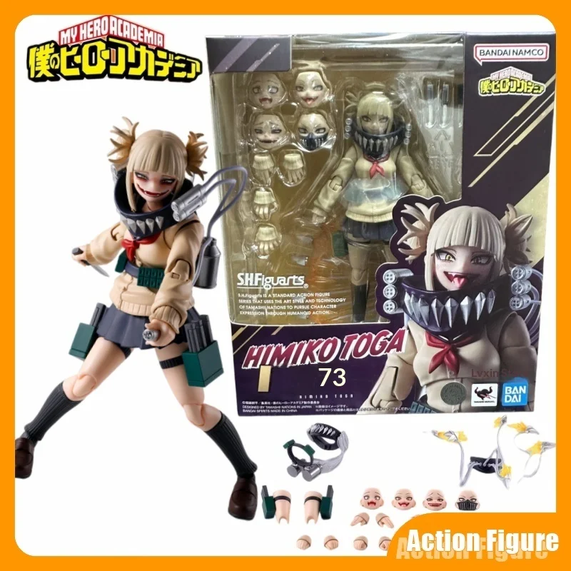 En Stock, Figura de Acción Coleccionable de Anime Bandai March Tamashii Web Limited S.H.Figuarts Himiko Toga My Hero Academia
