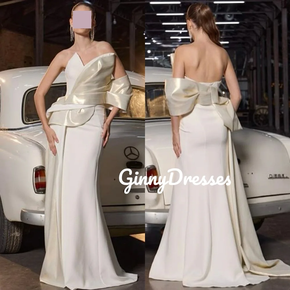 

Customize Dresses For Prom Mermaid V-Neck Floor-Length Ruffle Evening Dress Sleeveless Zipper Up Formal Occasion Dresses