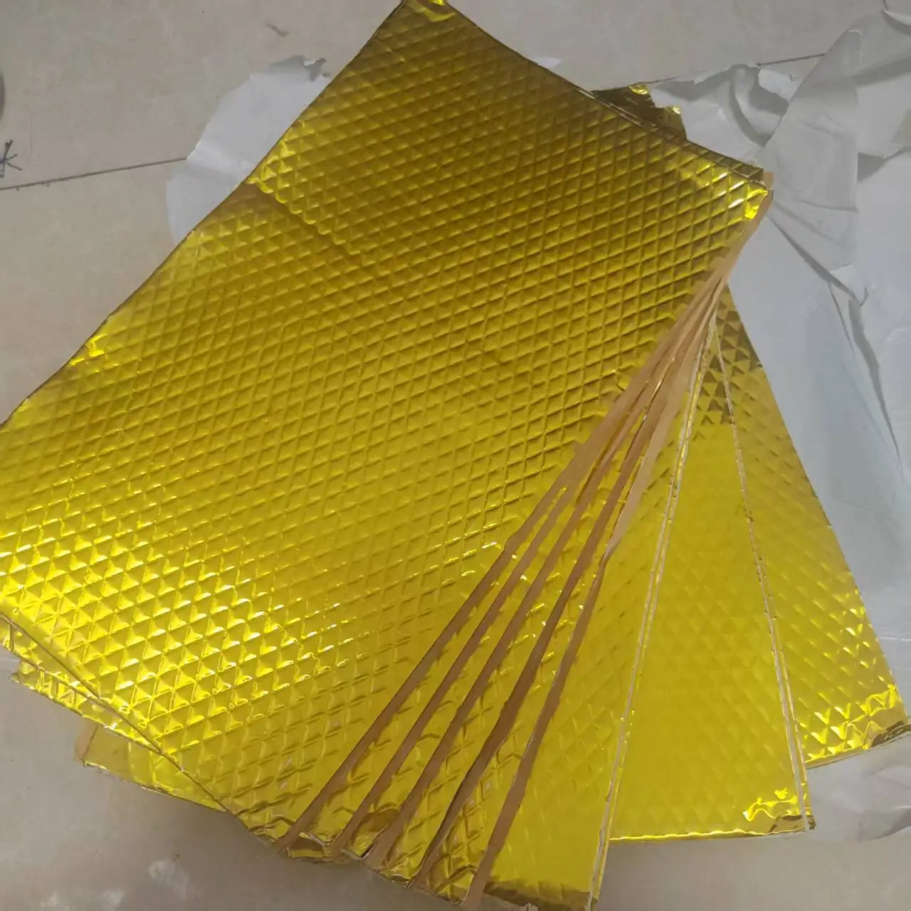 Self Adhesive Butyl Rubber Car Door Sound Insulation Damping Mat Auto Vibration Dampening Pad Noise Reduction Deadener Foil
