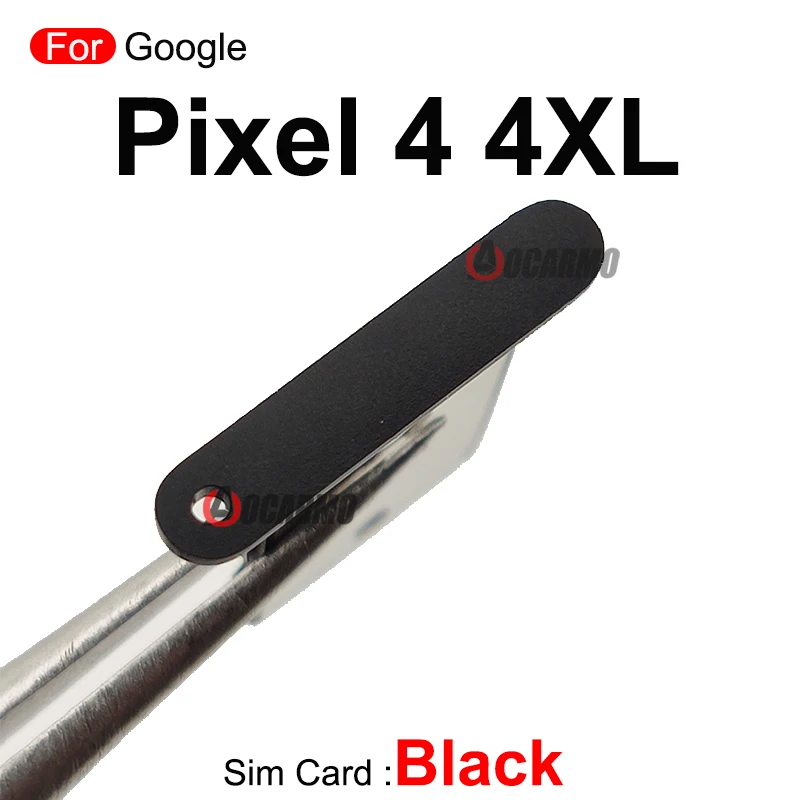 Für Google Pixel 4A 4G 4 XL 4xl 5 SIM Karten-behälter Slot Ersatz Teile Schwarz Grün Blau