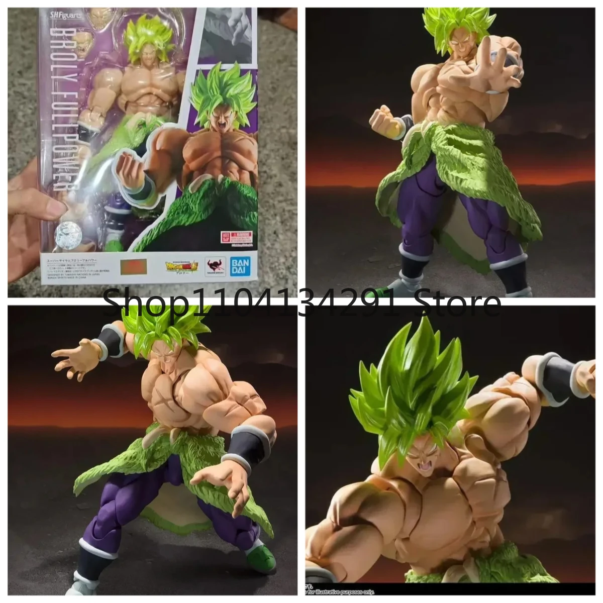 

Оригинальный подлинный суперфильм Dragon Ball: Super Saiyan Broly Bandai, перепечатка на складе, подарок на день рождения, коллекционная игрушка