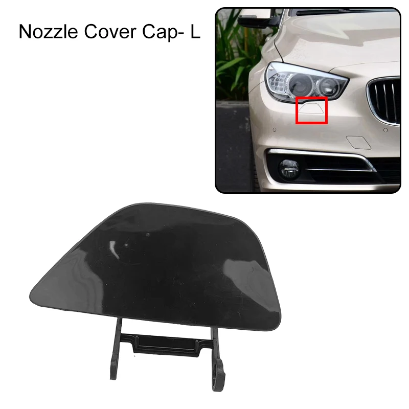 Washer Headlight Cover For BMW 5 GT F07 Lci Front Bumper Cap Left or Right Side Cover 51117332669 51117332670