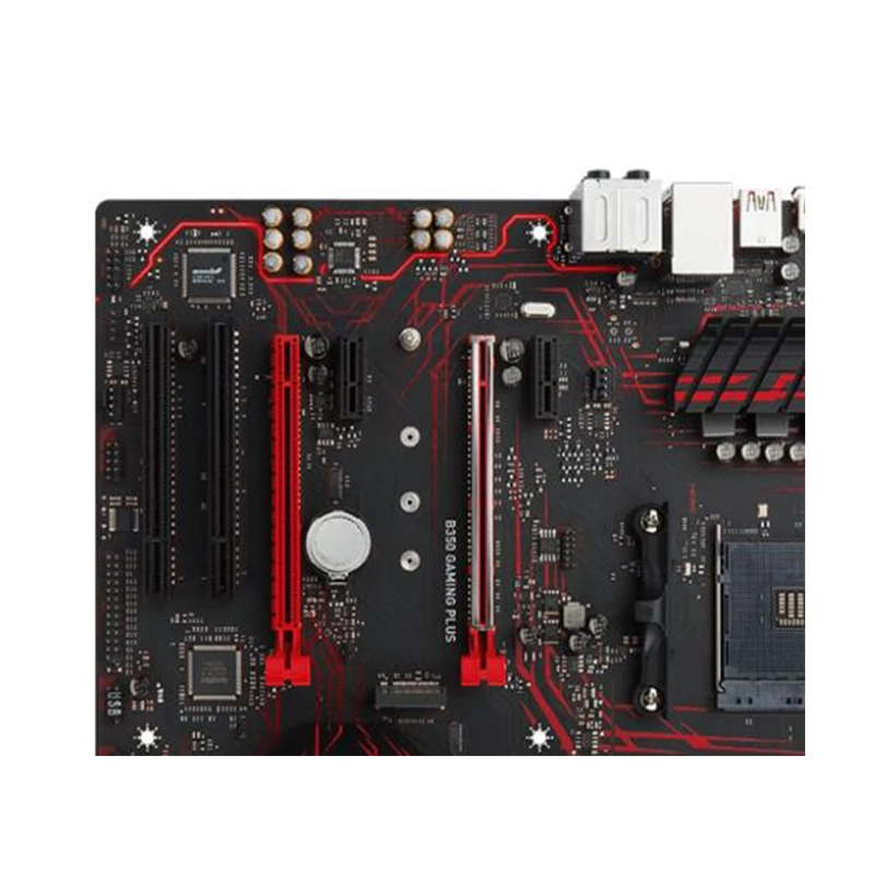 B350 GAMING PLUS Motherboards, soquete AM4, DDR4, 64GB, Desktop Mainboard, SATA III, USB 3.0