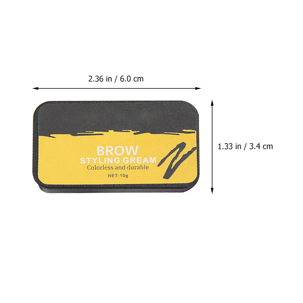 طقم مكياج للحواجب مكون من قطعتين من كريم الحواجب والصابون والشمع الذي يحمل الشكل #4