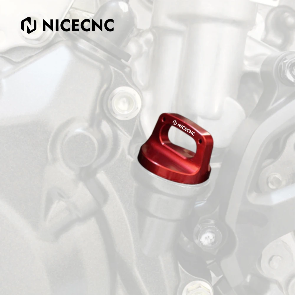 NICECNC Für Yamaha Banshee 350 YFZ350 1987-2006 Ölstandsanzeige T6 Aluminium Vorgebohrter Motoröl-Ziehgriff ATV-Zubehör – Detail 4