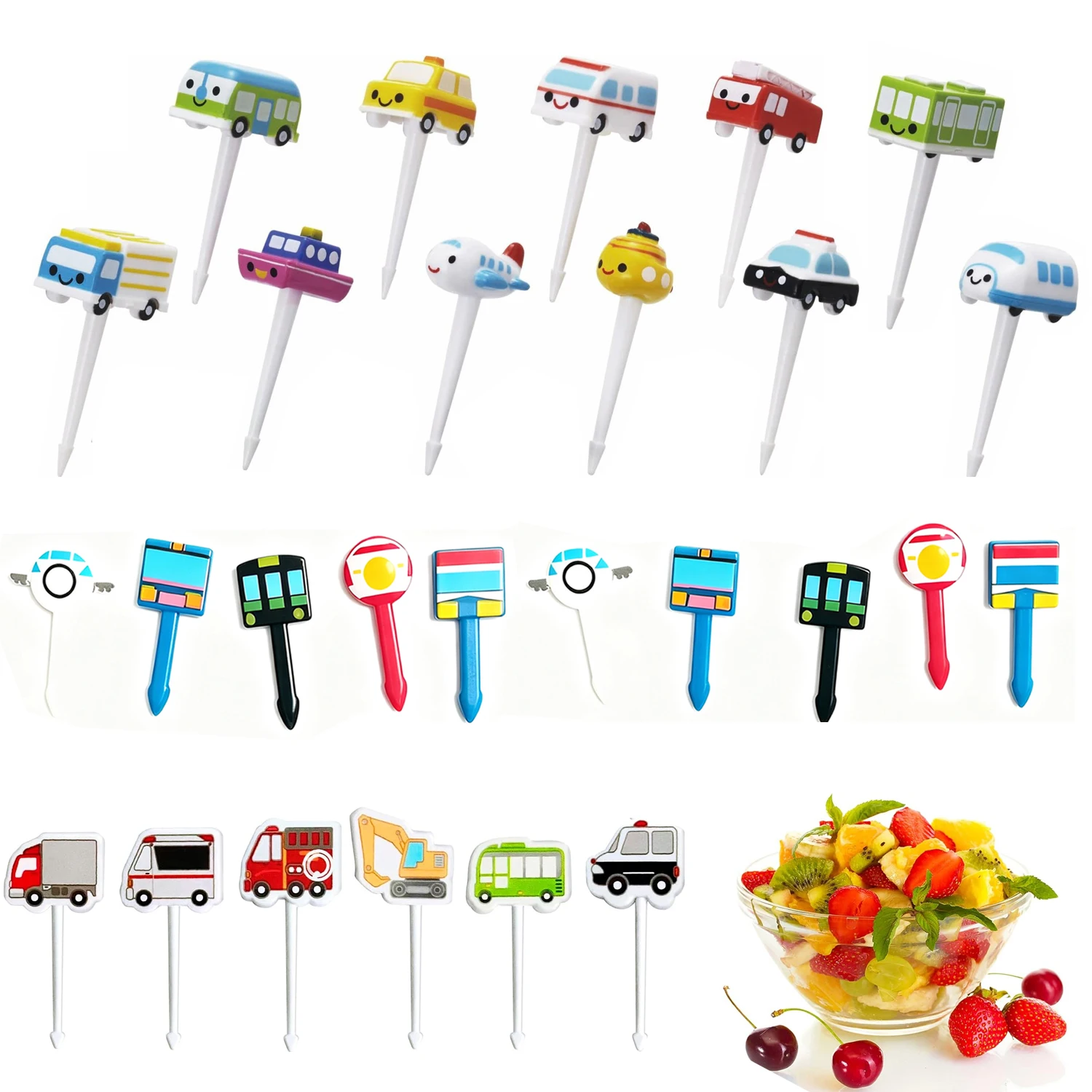 Food Snacks For Kids Party - Tenedores para Niños con Diseño de
