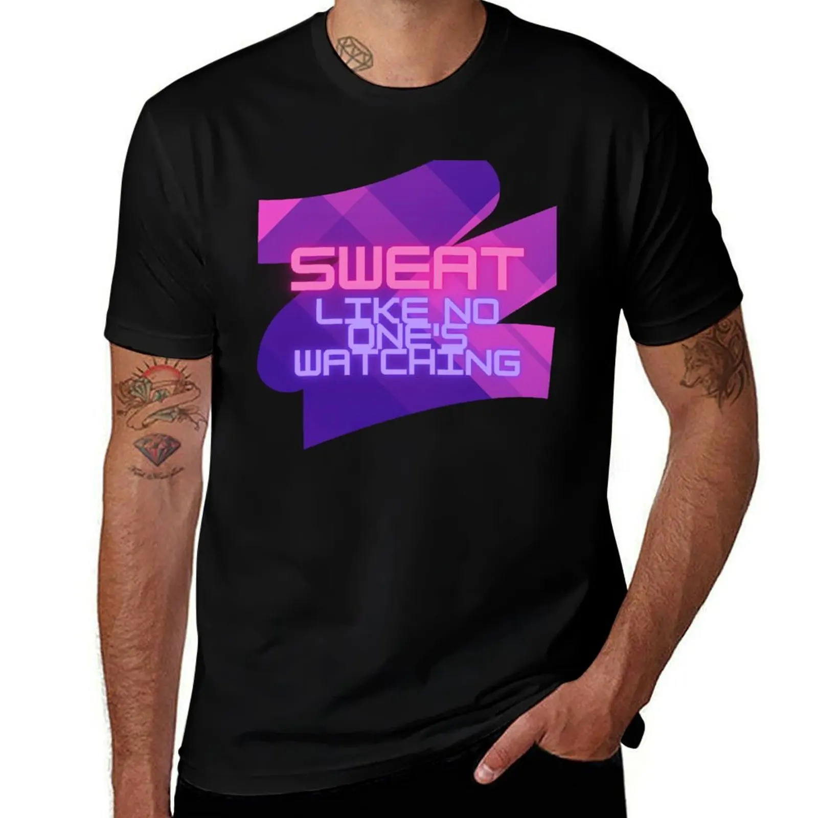 Sweat - one's gym like - clothing stuff no watching T-Shirt Big and Tall Loose Fit T-Shirt