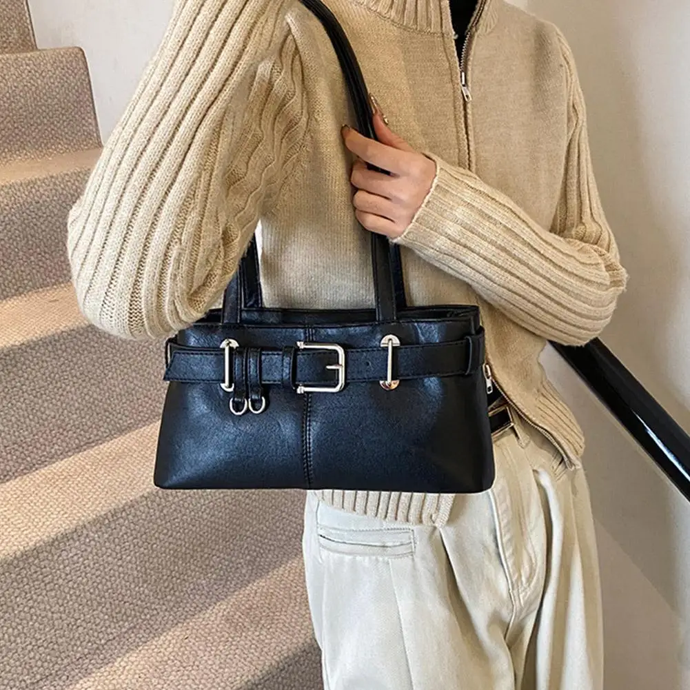 

Small PU Leather Solid Color Underarm Bags For Women 2025 Ladies Shoulder Bag Females Handbags And Purses Tote Bag G7P4