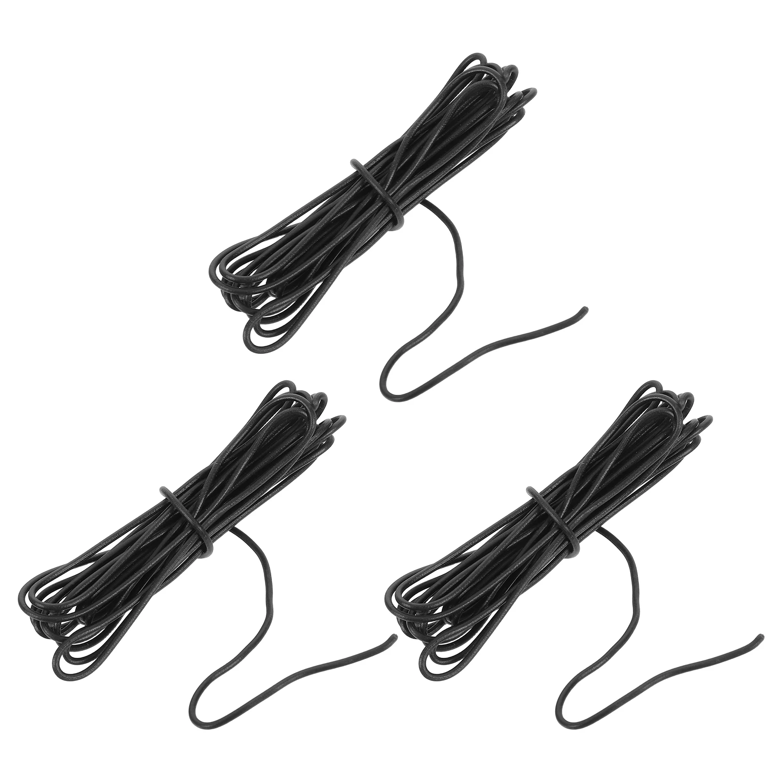 

3 Rolls Modeling Material Iron Wire Diy Accessories Craft Hand Rope Accessory Black
