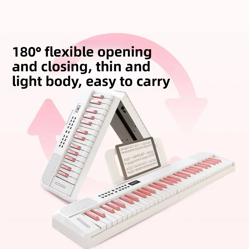 61 Key Electronic Piano for Beginners - Multifunctional Professional Music Keyboard for Adults Children & Teachers