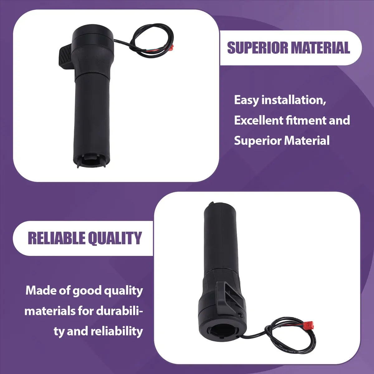 DT77 Twist Throttle Right Handle Electric Scooter Accessories for Segway Ninebot ZT3 Pro Scooter Accessories