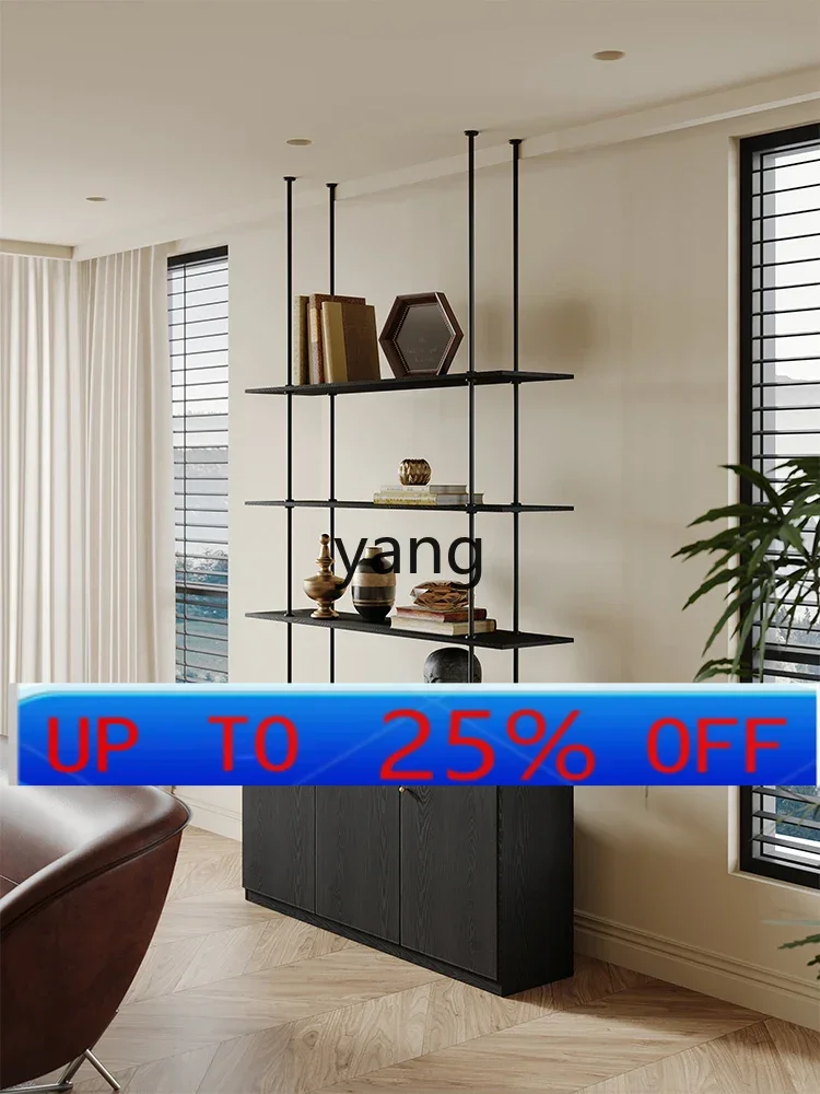 

ltt Retro Ceiling Decoration Wall Cupboard Living Room Partition Solid Wood Display Stand