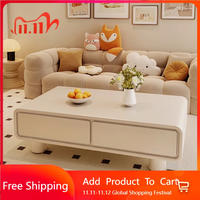 

Vase Storage Coffee Tables Luxury Modern Space Saving Dining Premium Coffee Table Glamour Aesthetic Mesas Bajas Salon Furniture