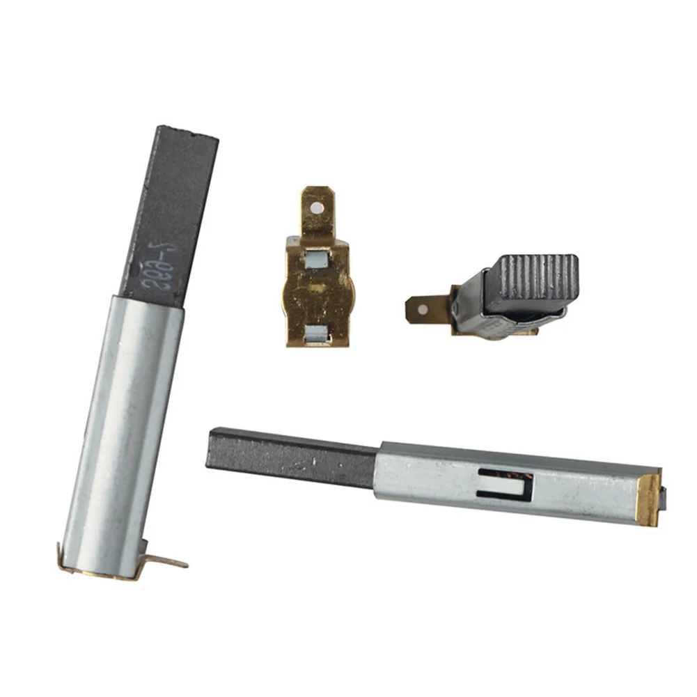 2PCS Carbon Brushes 10mm x 6mm x 29mm for Vacuum Motor Replacement Gray Black Compatible with Wide Vacuum Range