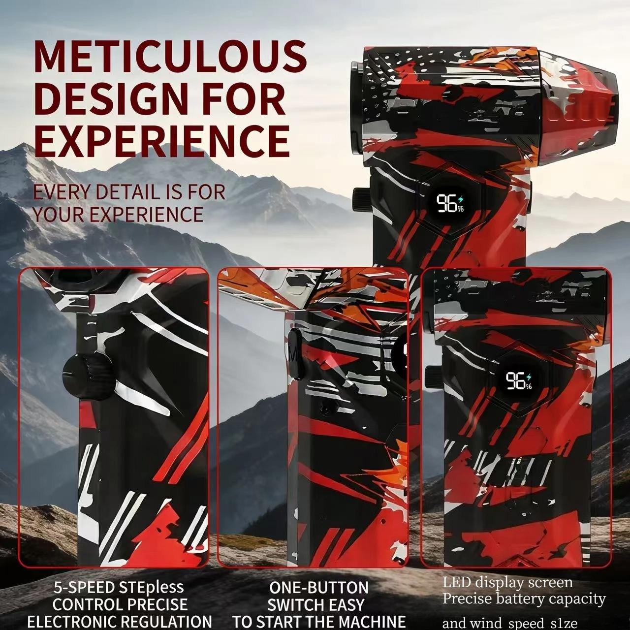 

L11Pro Air Blower 590000RPM Turbo Jet Fan Powerful Computer Dust Blowing Cleaning Tools Type-C Recharging Portable Handheld Drye