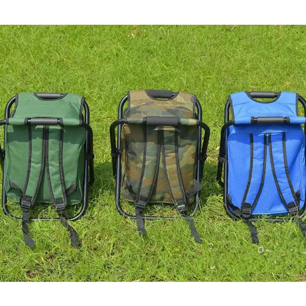 Portable Folding Chair, Fishing Folding Chair Bag, Foldable Portable Ice Pack Stool, Beach Fishing Chair, Insulated Bag