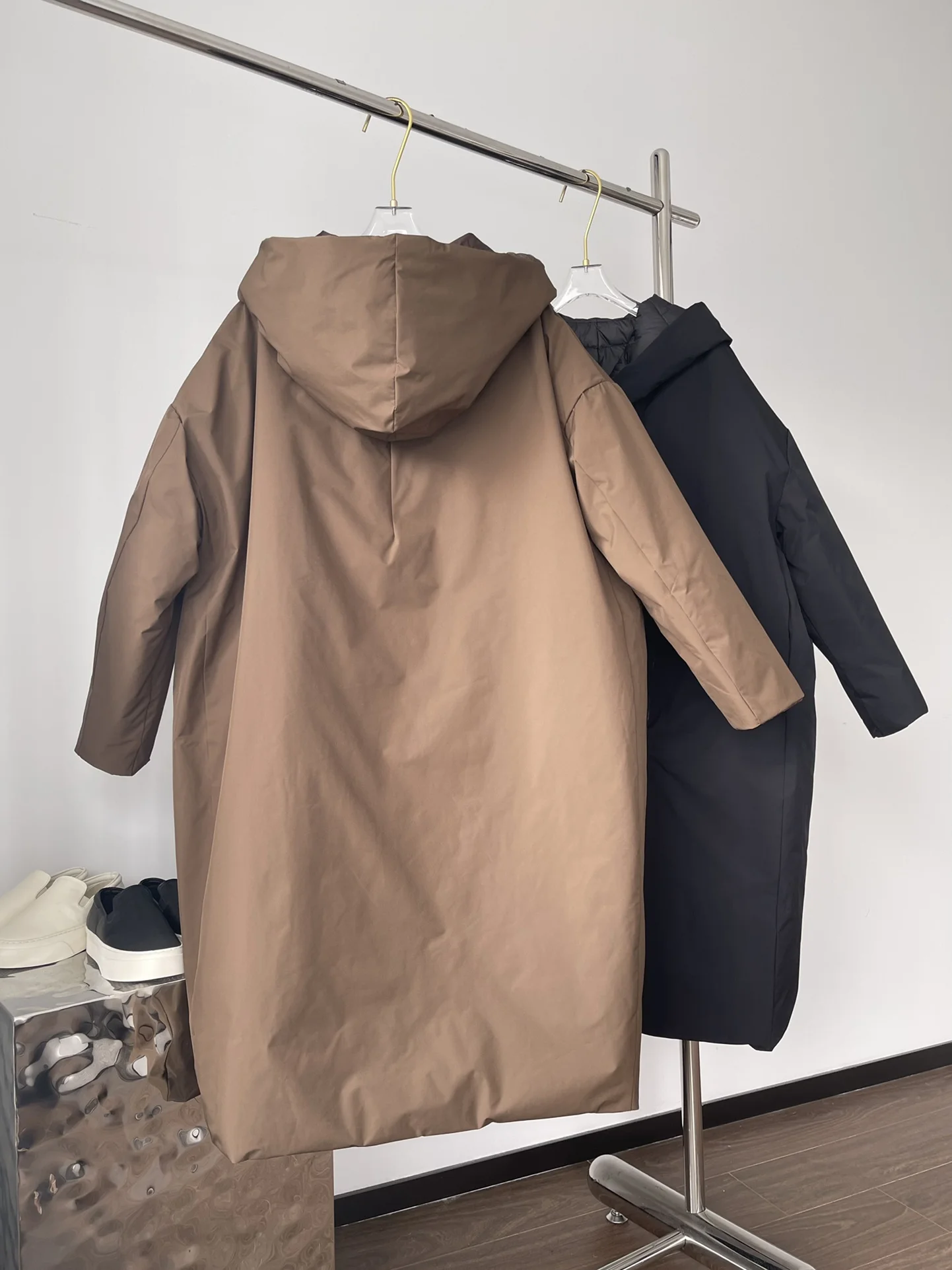 2025 Abbigliamento donna Piumino reversibile silhouette semplice Autunno Inverno Nuovo 1103