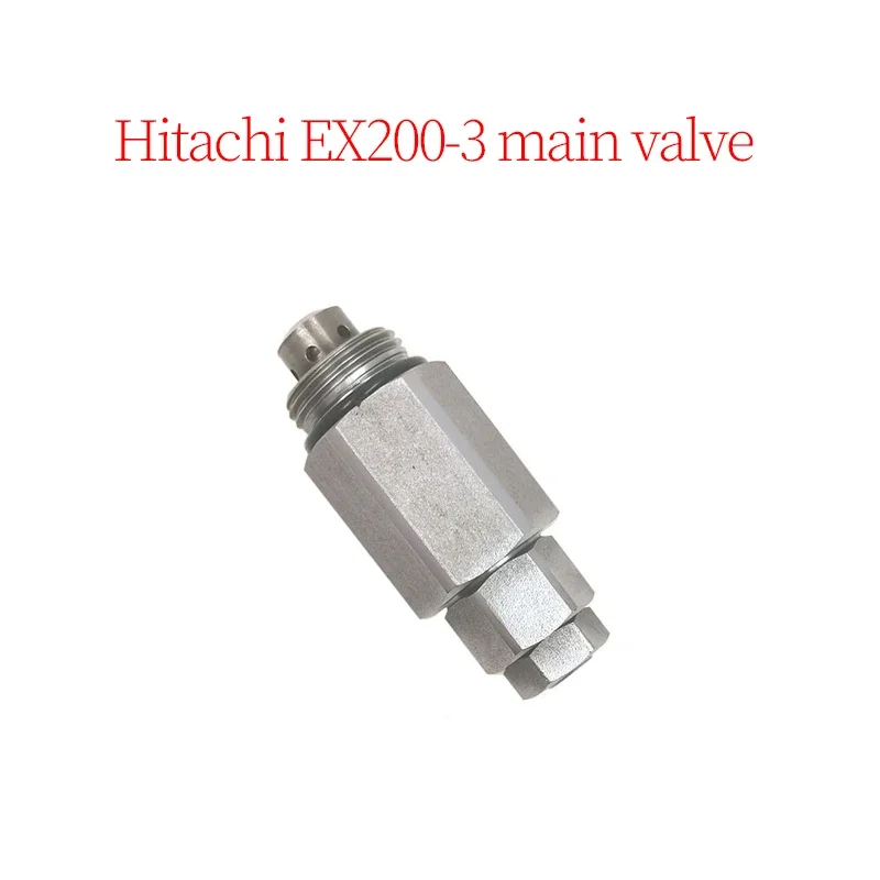 Excavator Accessories Construction Machinery Parts Suitable for Hitachi EX200-3 Main Valve (Length 86mm, Thread 26mm)