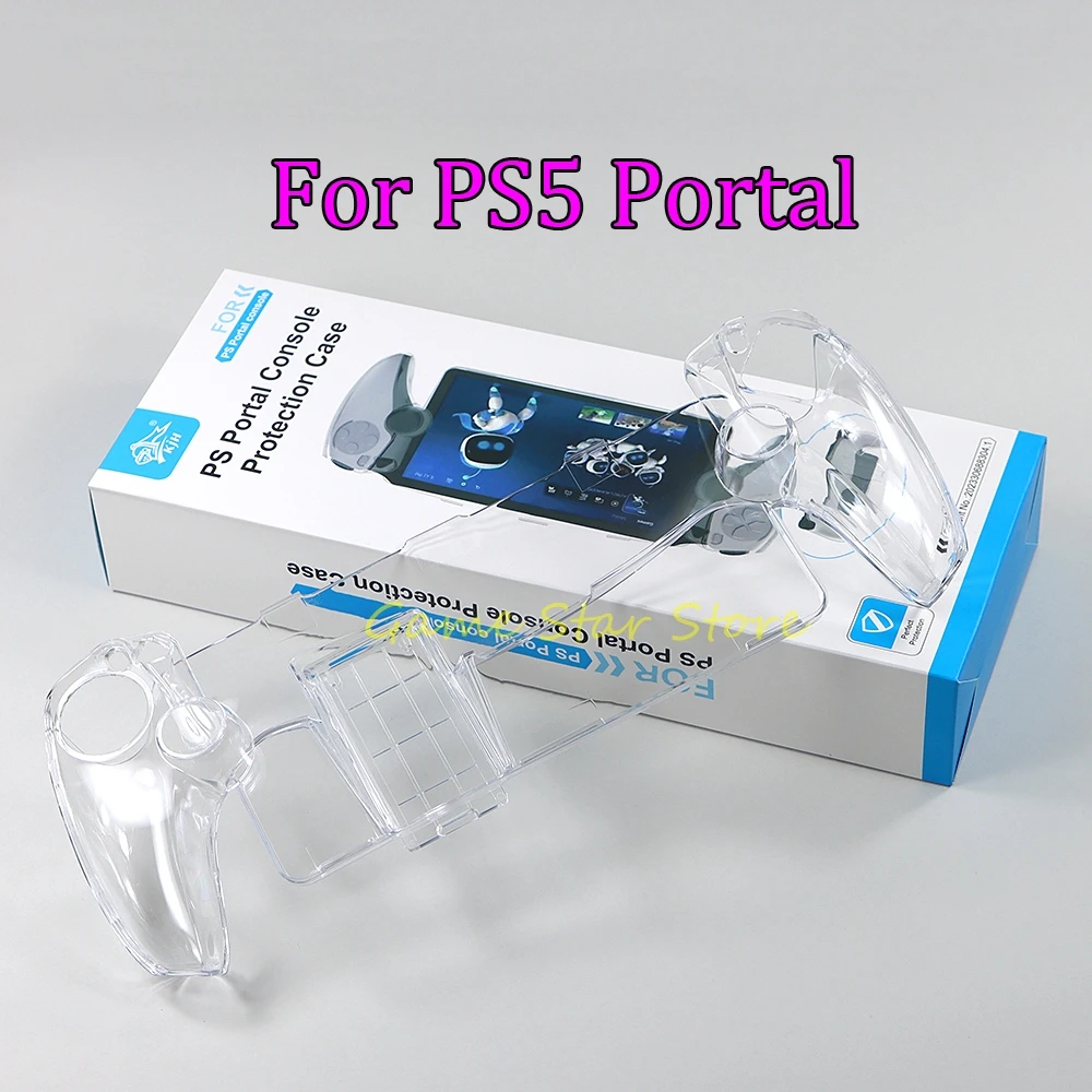 

10pcs Transparent Protective Shell Crystal Case for PS5 Portal Sleeve Skin Handheld Game Console Cover for PlayStation5 Portal