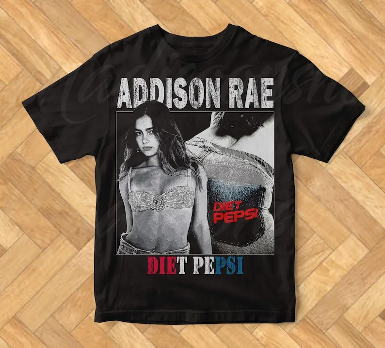 

Addison Rae Retro Shirt Addison Rae tour Dance Hip Hop Tee Dance Celebrity Tees Rae Fan T-Shirt