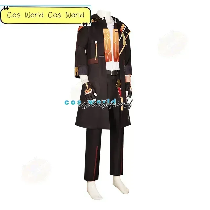 Protagonist Trailblazer Cosplay Game Honkai Star Rail Costume Wigs Anime Men Uniform Suit Halloween Party Masquerade Costume Set