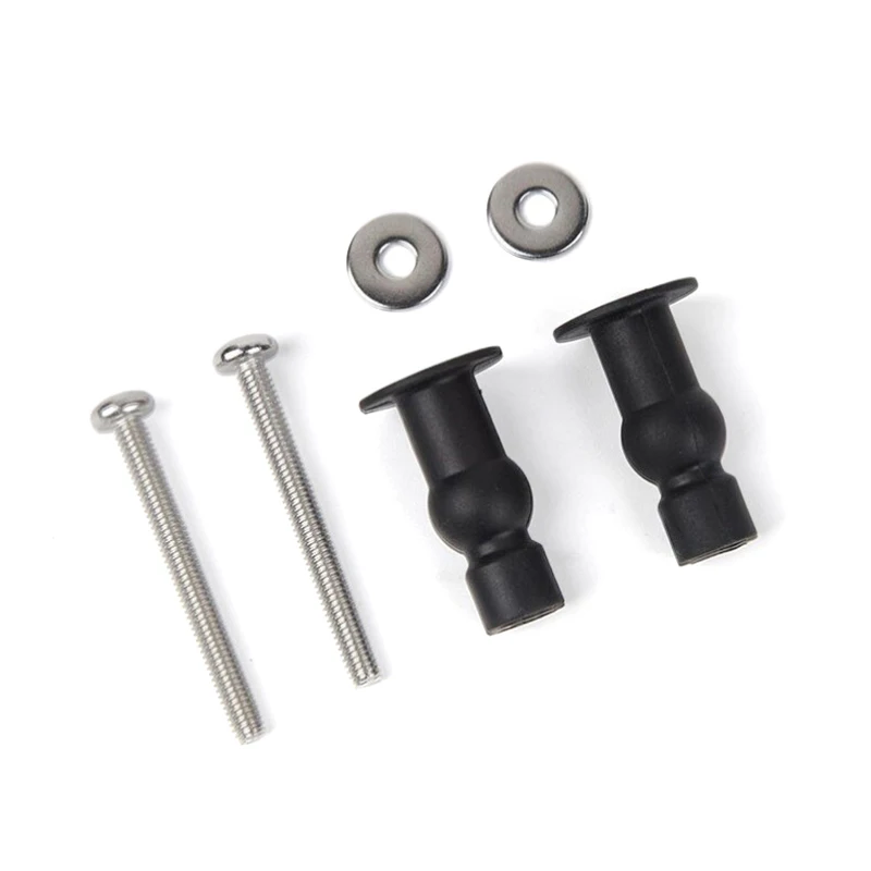 2pcs Toilet Seat Screws Nut Cover Lid Top Fixing Blind Hole Fitting Kits Bathroom Accessories Replacement Toilet Seat Screws