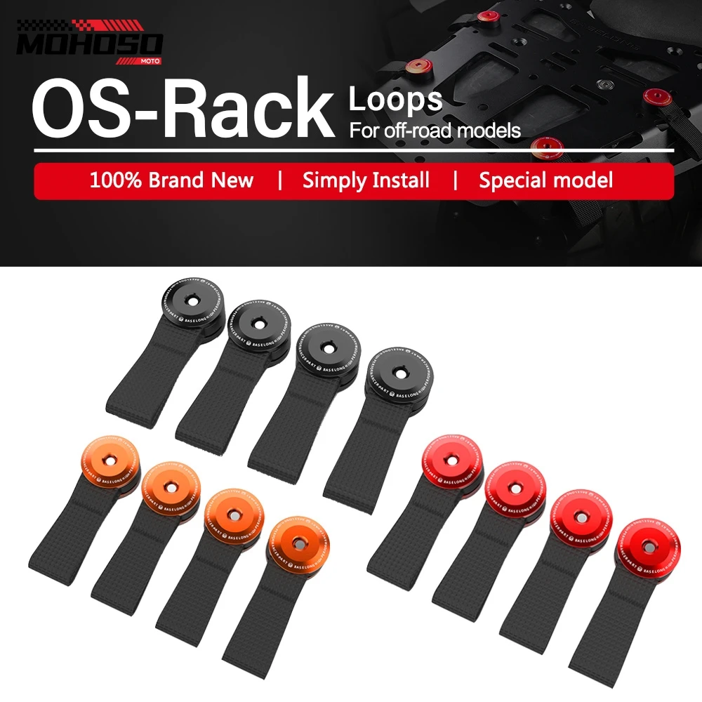

Rear luggage Rack Loops Strap Hook OS Rack Loop For Yamaha YZ YZF WRF 125 250 450 For Honda CR CRF CRFX For Suzuki RMZ RMX DRZ