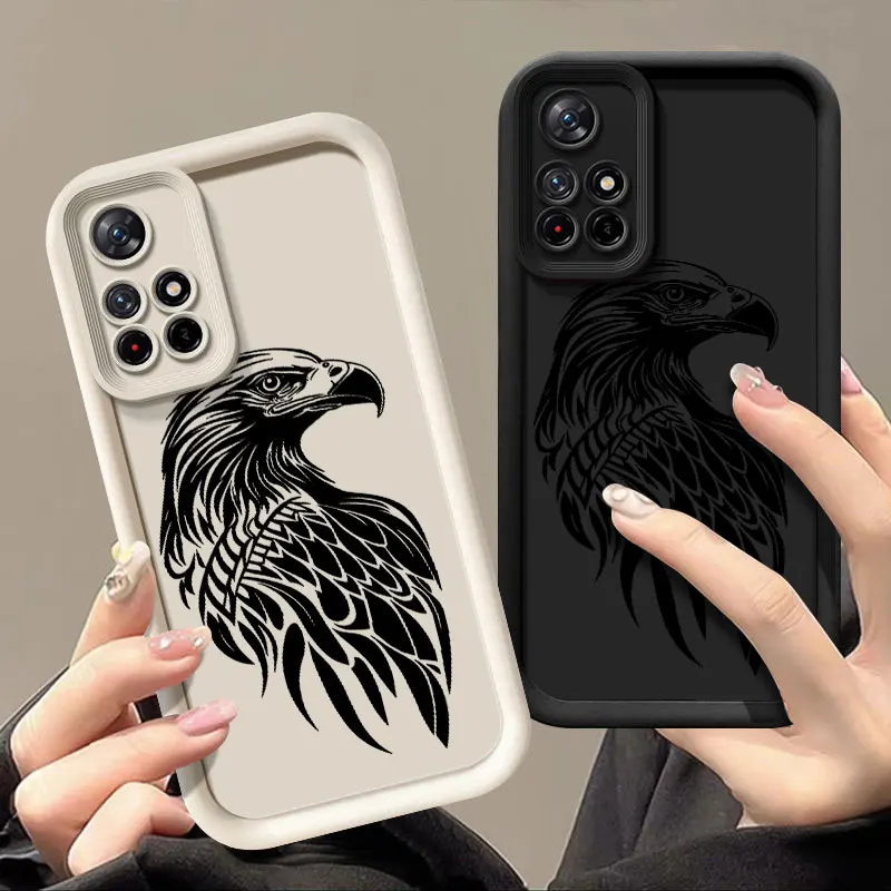 Eagle Fashine Case For Redmi NOTE 10C 11 11T 12 12S 12C 13 13C A1 A2 A3 K40 K50 PRO PLUS 4G 5G Shockproof Soft Cover Fundas