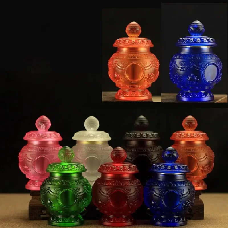 

Тибетские материалы для переговоров, смола, восемь благоприятных символов Ruyi Lucky, украшение, тройная бутылка