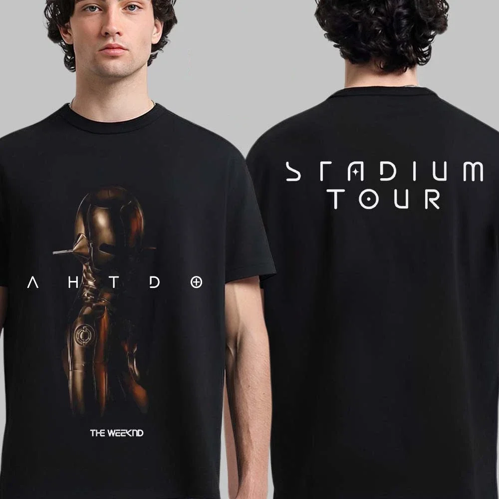 The Weeknd Europe Stadium Tour 2026 After Hours Til Dawn Schedule Tour Men's Summer Shirt