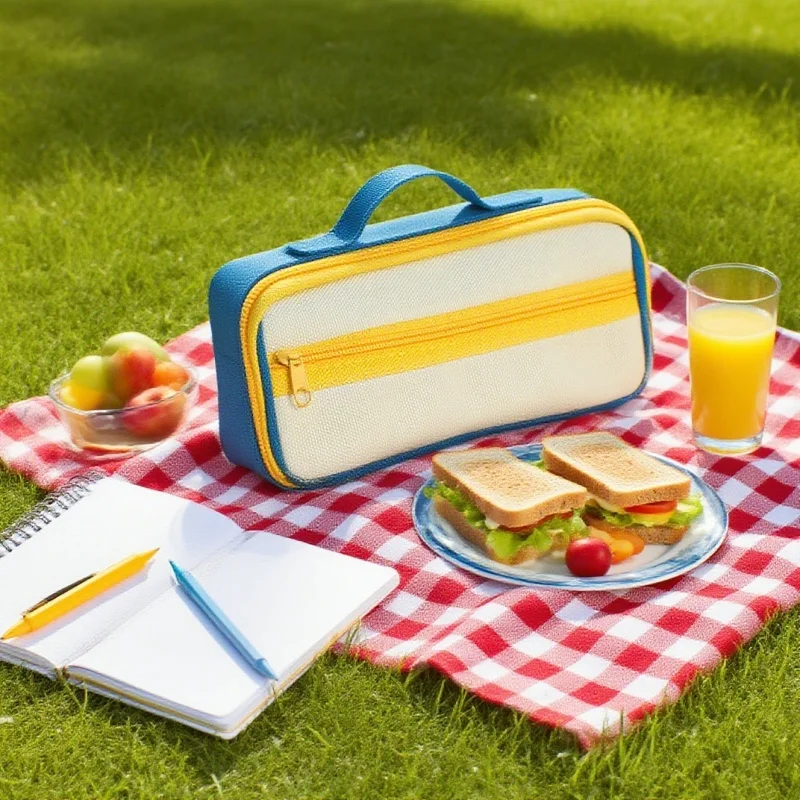 New 2025 Handheld 9-Layer Pen Bag - Large Capacity Multi-Compartment Contrasting Color Organizer for Men & Women/makeup bag