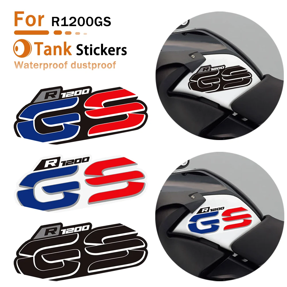 

For R1200GS R 1200 GS GSA 2004 2005 2006 2007 2008 2009 2010 2011 2012 2013 Tank Pad Grips Gas Fuel Oil Kit Knee Stickers