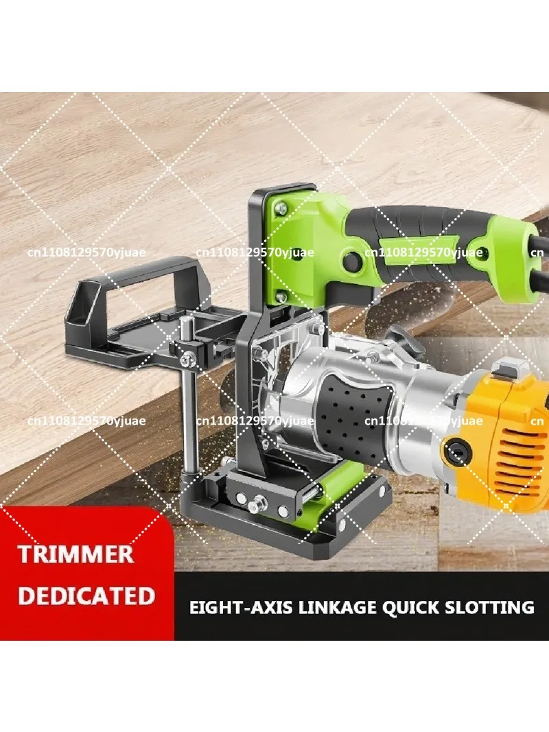 2 in 1 Woodworking Slotted Bracket Invisible Fastener Punch Locator Linear Track DIY Tool