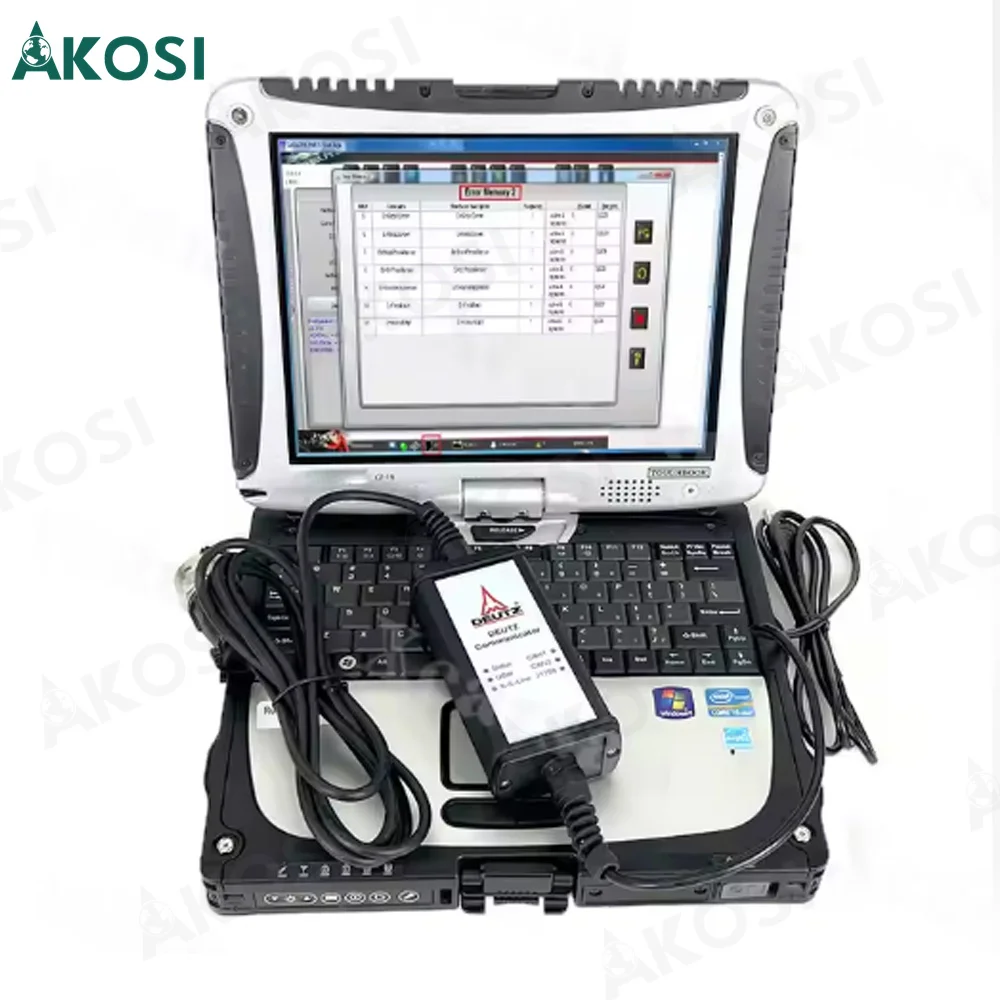 CF19 Laptop For Deutz USB Dongle SerDia 2010 programming tool EMR4 6 engine communicator Truck For deutz diagnostic tool