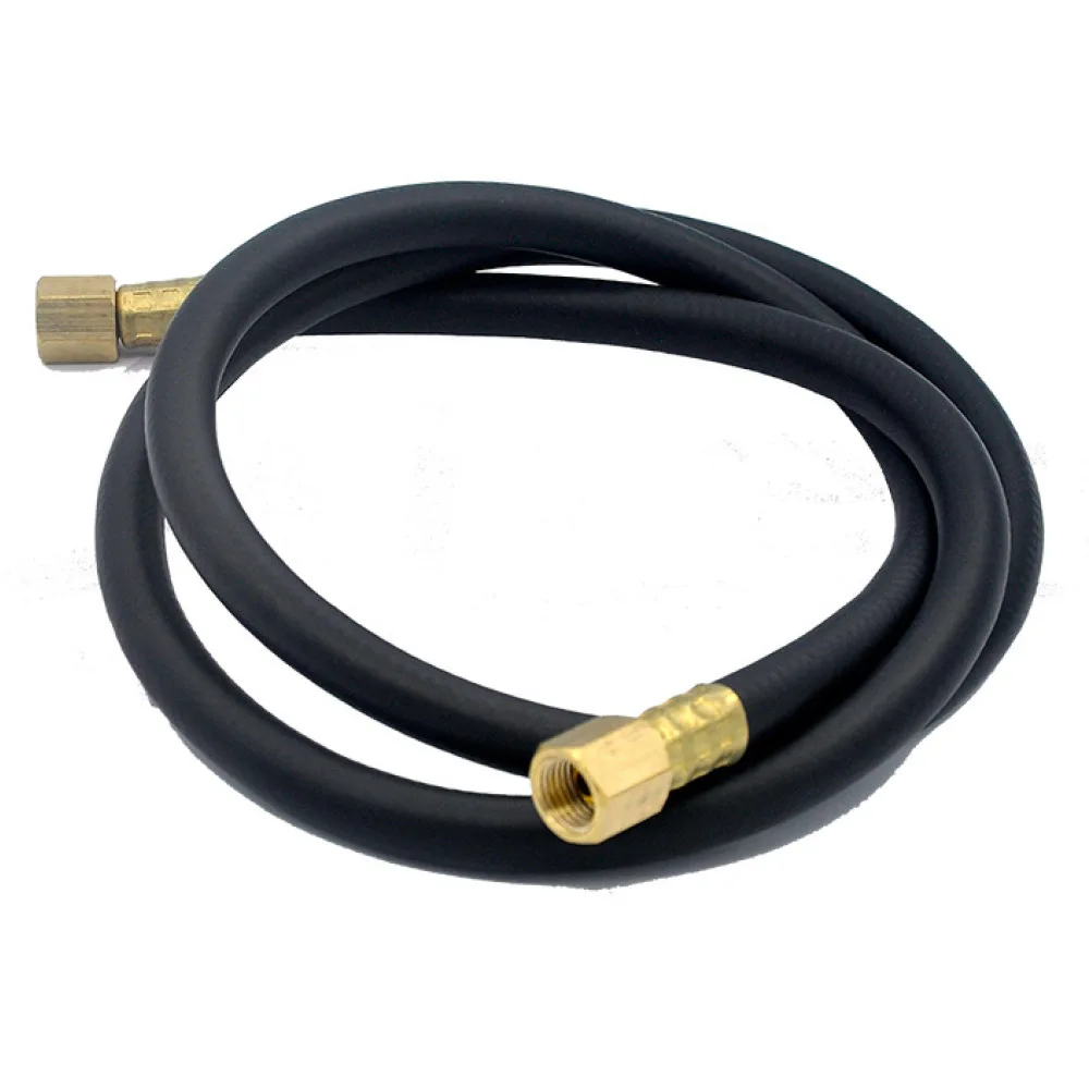 2Meters TIG Welding Gas Hose Argon Torch Connector Black Rubber Tube G14 Threaded Fitting For WP17 WP18 WP26 WP9 WP20 WP25