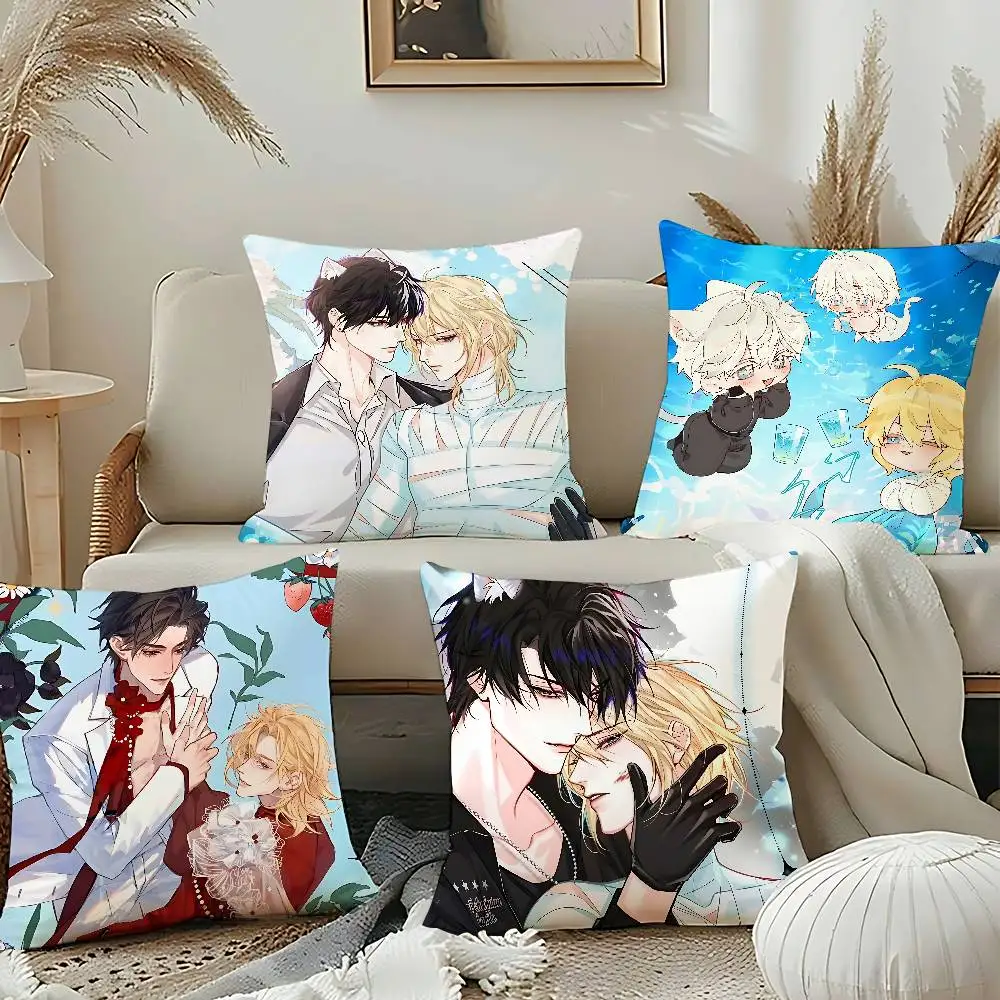 

The F-Falling Merman Comics Pillow Case Pillow Cover Cushion Case For Sofa Couch Polyester/Cotton Pillowcase For Fall Home Decor