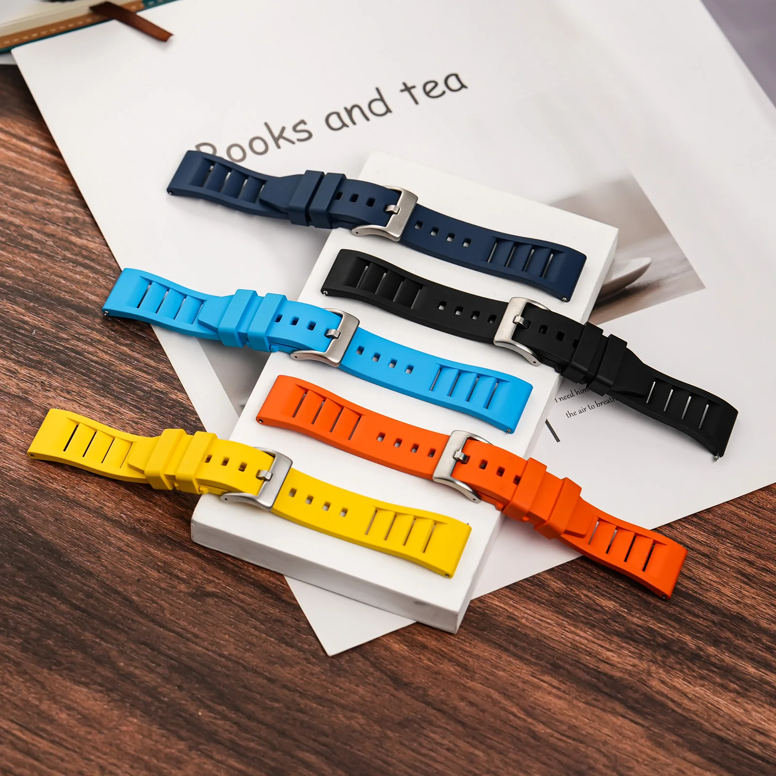 Neues Design FKM-Kautschukarmb – Fkm Rubber Dive Watch Strap 20Mm Bewertung und Preis