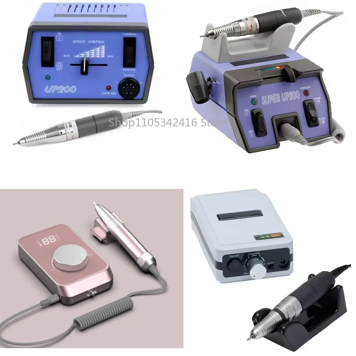 Professional Super UP200 G3 Electric Nail Drill - 35000 RPM Grinding Polishing Tool, Certified for Salon Manicure Pedicure​
