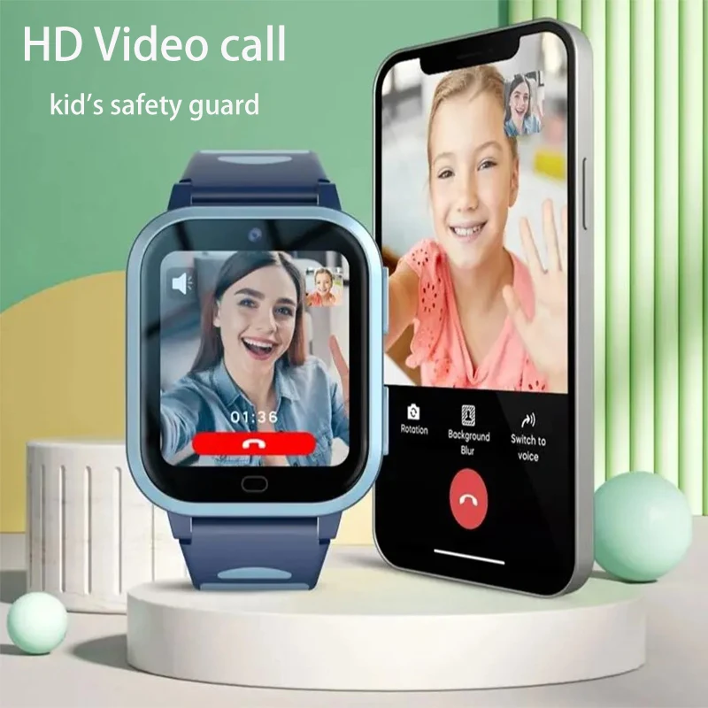 Wonlex-KT11Pro 4G Smartwatch para crianças, GPS, ROM 8GB, videochamada, localização da chamada, câmera do telefone, chamada SOS, Whatsapp
