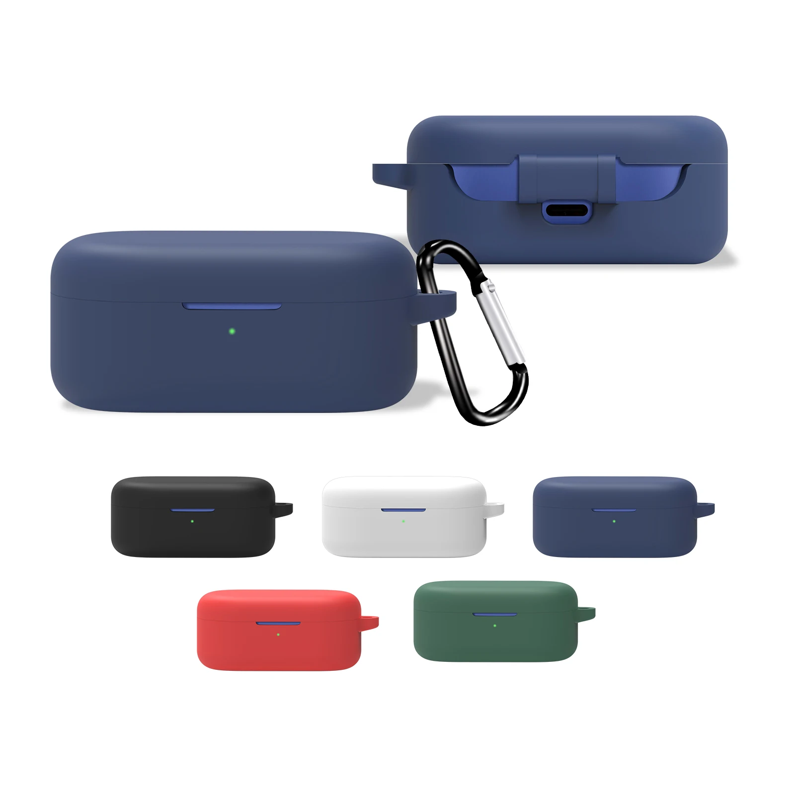 for OnePlus Buds 2R Case Silicone Earphone Cover Shockproof With Hook Protective Covers Cases