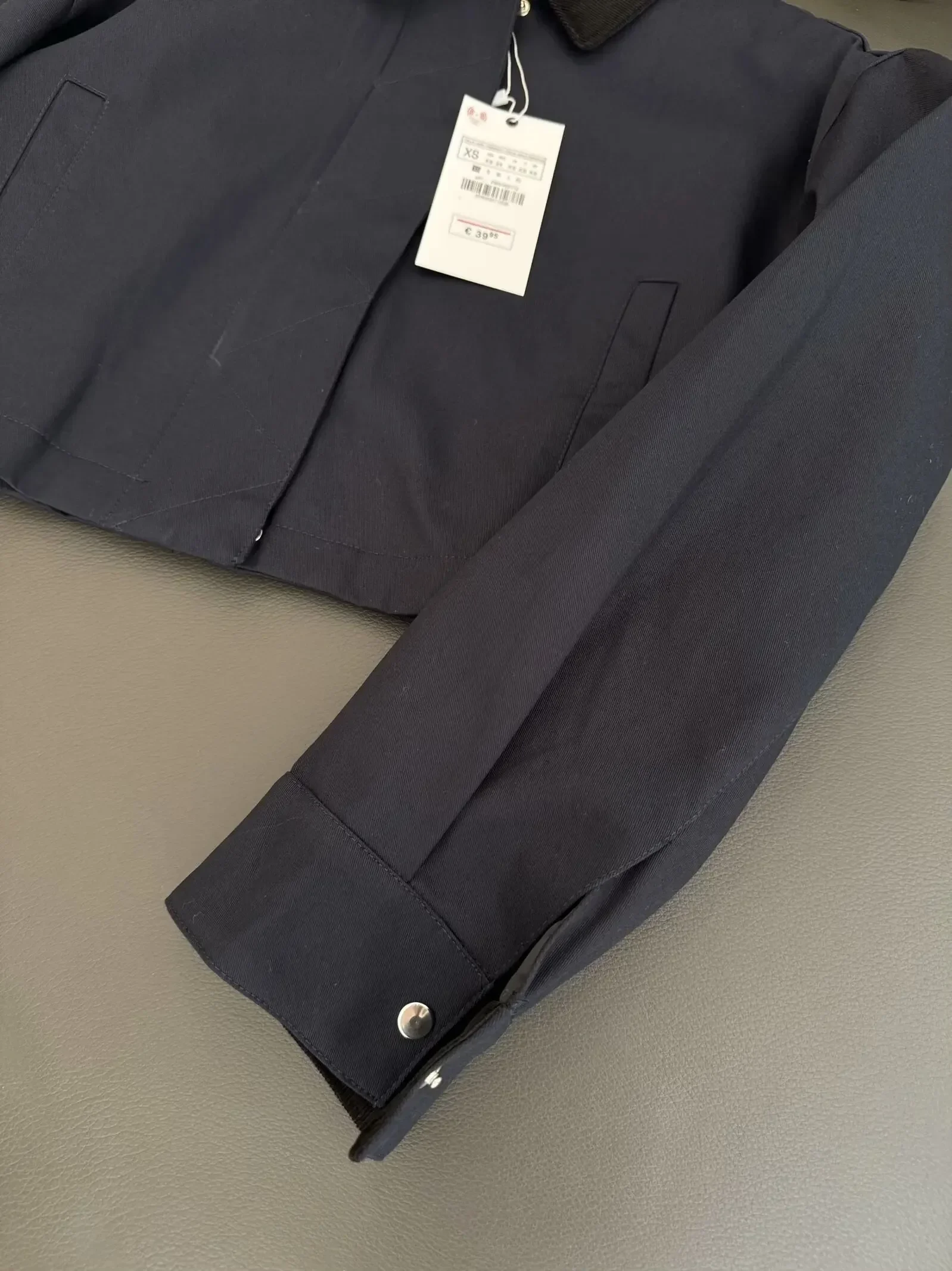 جاكيت نسائي قصير الجانب برباط العنق ، معطف كلاسيكي بأكمام طويلة ، توب أنيق بسحاب ، موضة جديدة