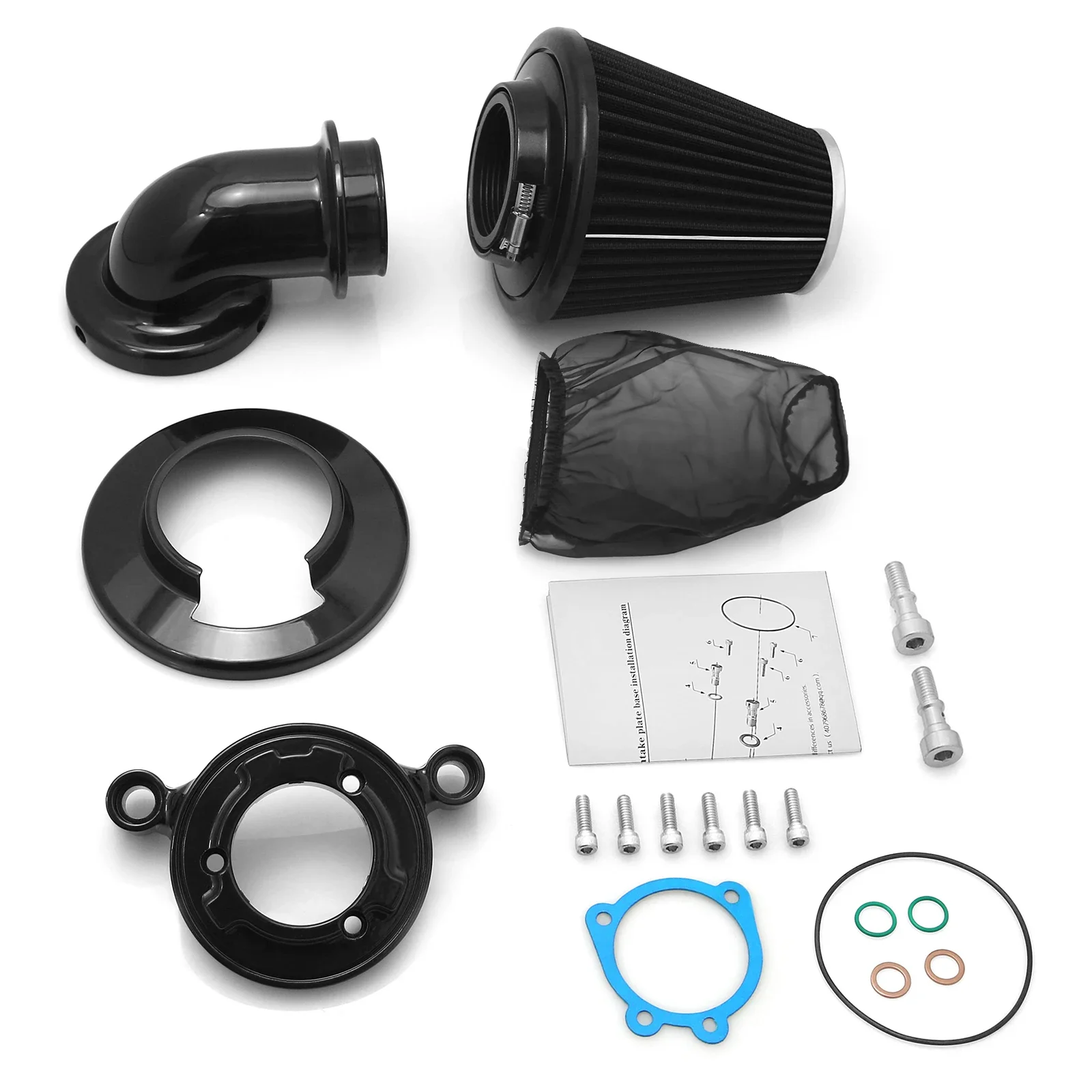 For XL883 XL1200 IRON 883 1200 48 XL1200V 72 1991-up motorcycle Big Sucker cone Air Cleaner filter kits