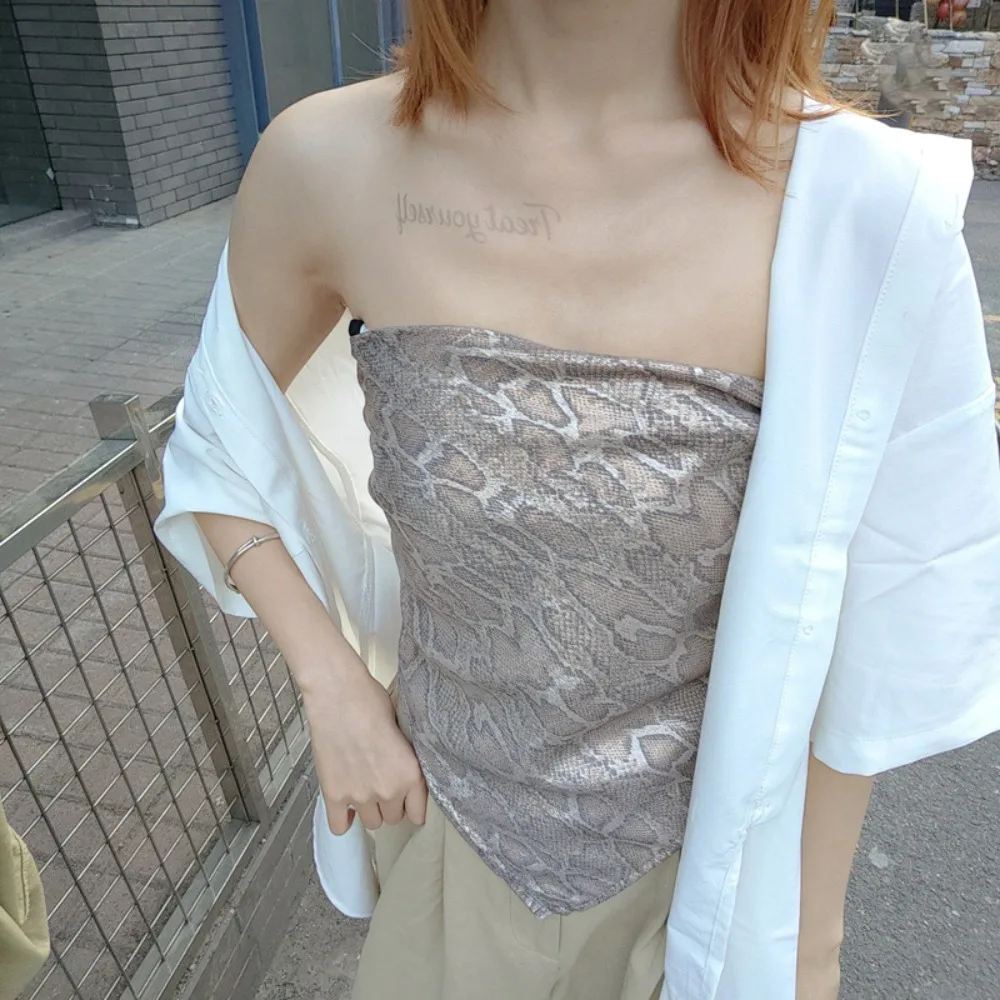 

Головной убор Y2K, шарф для волос со змеиным принтом, мягкая повязка для волос в стиле хип-хоп, змеиная повязка для волос, квадратный тюрбан, бандана в стиле панк для девочек